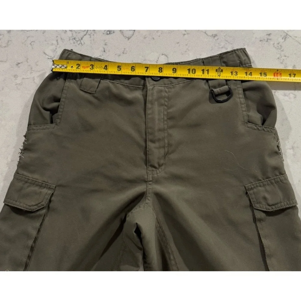 Boy Scouts Of America Pants Youth Large Green Switchback Convertible Zip Off BSA